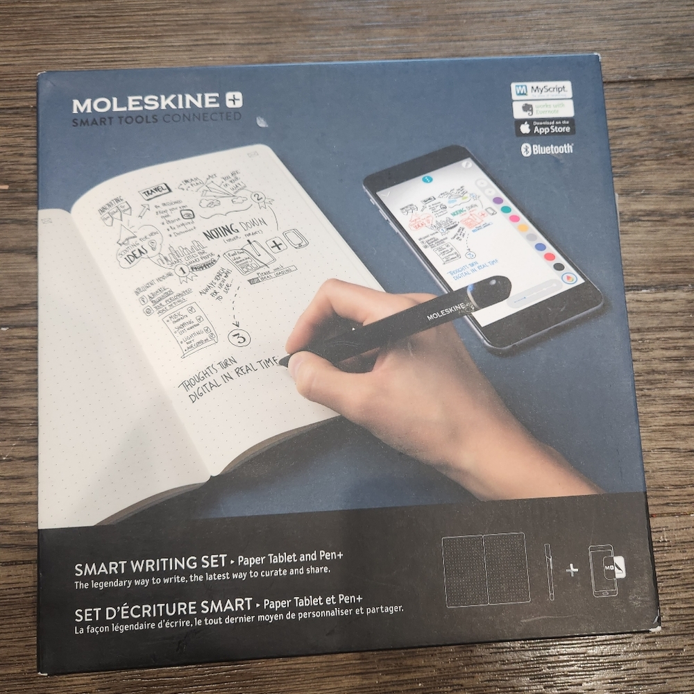Moleskine Pen+ Smart Writing Set Pen & Dotted Smart Notebook